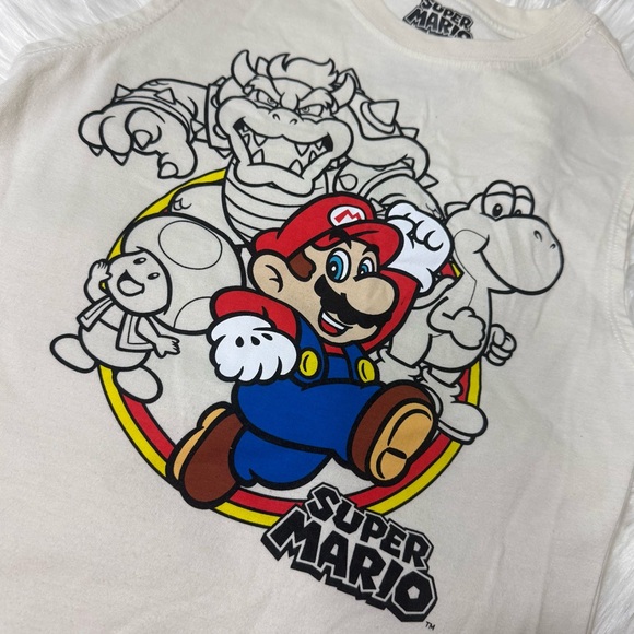 Super Mario Sleeveless Tank Top Youth Boy Size 6/7 - Picture 10 of 12